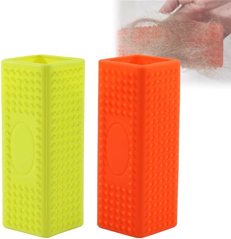 Pet Hair Remover for Furniture and Carpets - Rubber Brush Roller for Sofas and Hollow Cleaner - Product Image