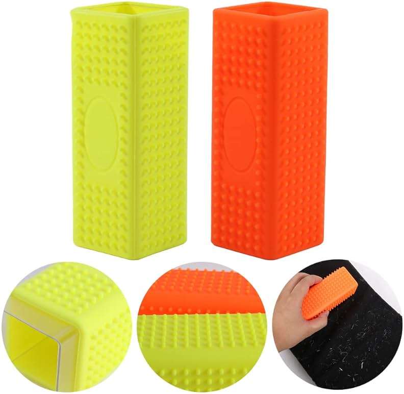 Pet Hair Remover for Furniture and Carpets - Rubber Brush Roller for Sofas and Hollow Cleaner - Image 4