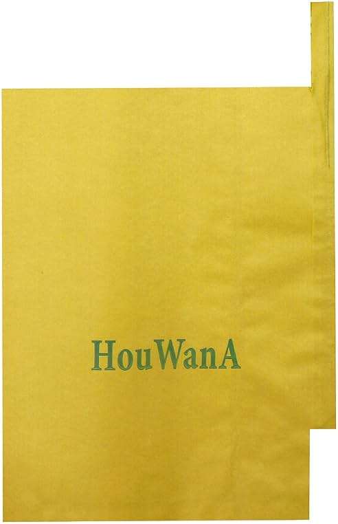 HouWanA Fruit Protection Bags 100pcs Cover Bags 9X11.8inch, for Fruit Trees, Orchard, Trees, Frost, Plants There are Windows to See Inside - Image 4