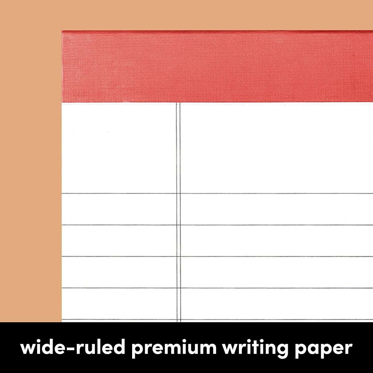PAPERAGE Lined Legal Pads, (Rainbow), 6 Pack, 50 Sheets Each, Wide/Legal Ruled, Note Pads, Paper, 8.5 inches x 11 inches - Image 7