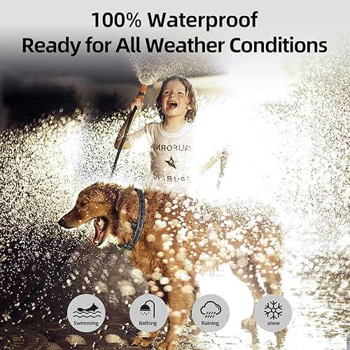 FAFAFROG Dog Bark Collar for Large Medium Small Dogs, Rechargeable Smart Bark Collar, Anti Barking Training Collar with 5 Adjustable Sensitivity Beep Vibration (Black) - Image 6