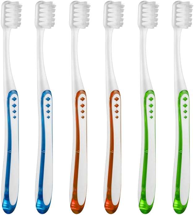 Frekare Extra Soft Toothbrushes for Adults, with 10000 Micro Nano Bristles, for Sensitive Teeth and Gum Recession (Compact Head, 6 Count) - Image 1