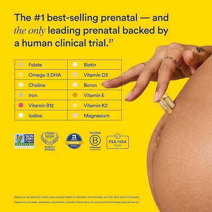 Ritual Prenatal Multivitamin For Women - Key Essential Vitamins and Minerals To Support Mom and Baby During Pregnancy* - Folate, Choline, Omega-3 DHA, Iron - Vegan - Citrus - 60 Capsules - 30 Servings - Image 2