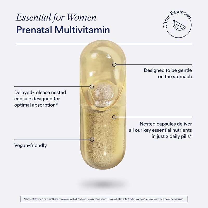 Ritual Prenatal Multivitamin For Women - Key Essential Vitamins and Minerals To Support Mom and Baby During Pregnancy* - Folate, Choline, Omega-3 DHA, Iron - Vegan - Citrus - 60 Capsules - 30 Servings - Image 7