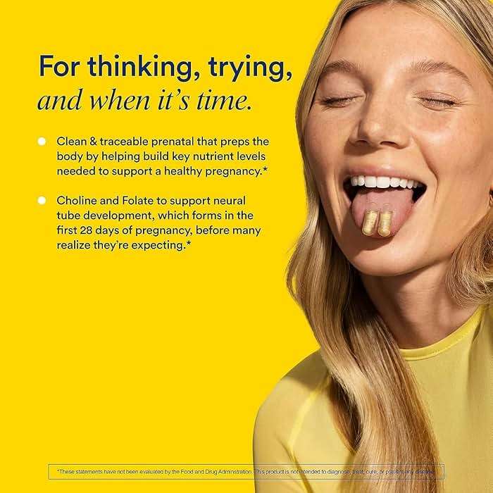 Ritual Prenatal Multivitamin For Women - Key Essential Vitamins and Minerals To Support Mom and Baby During Pregnancy* - Folate, Choline, Omega-3 DHA, Iron - Vegan - Citrus - 60 Capsules - 30 Servings - Image 9