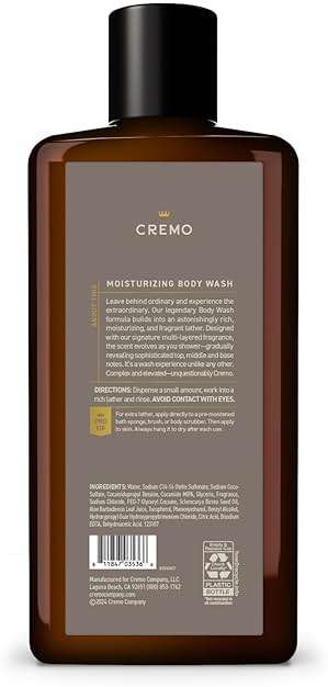 Cremo Body Wash for Men, Rich-Lathering Vintage Suede, 16 Fl Oz - Image 7