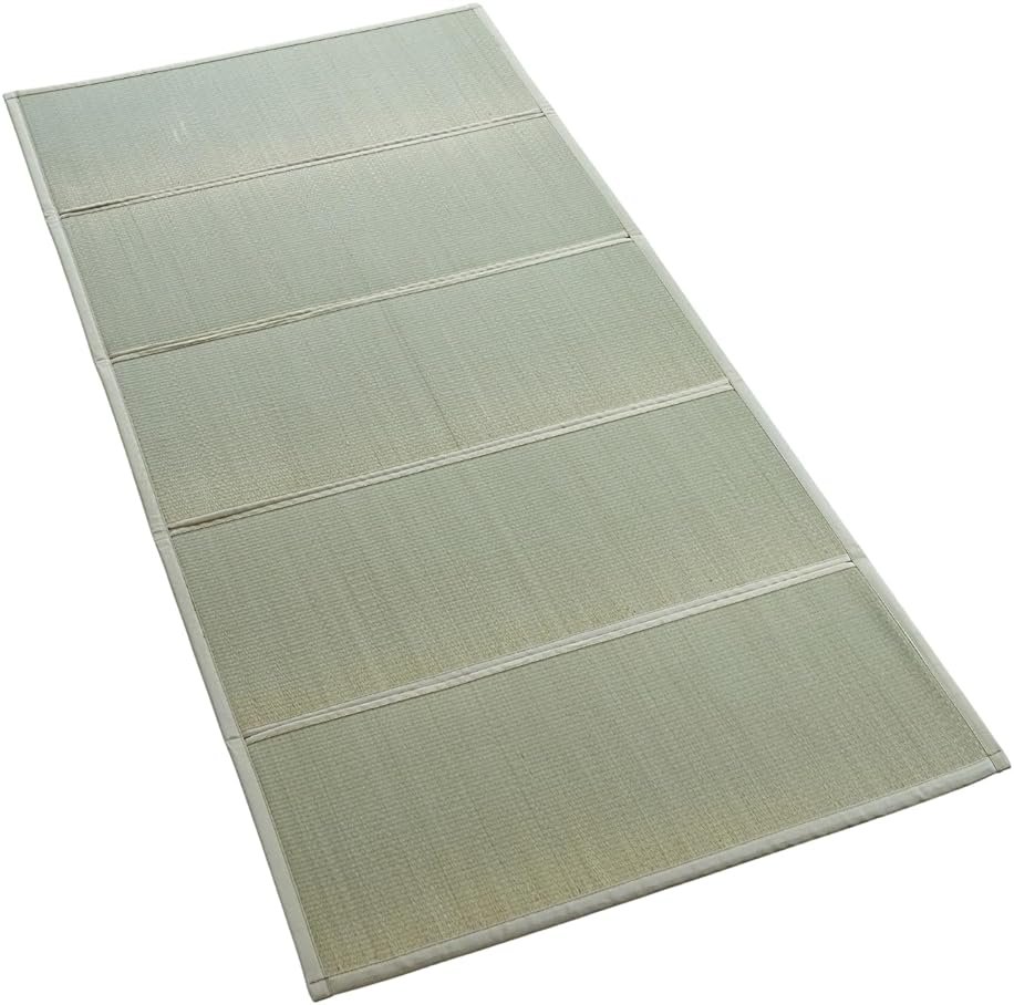 Tatami Mat – Foldable Japanese Tatami Mat Igusa Mattress, Rush Grass Floor Sleeping Futon, Meditation Yoga Zen Tatami, Twin XL by BJDesign - Product Image
