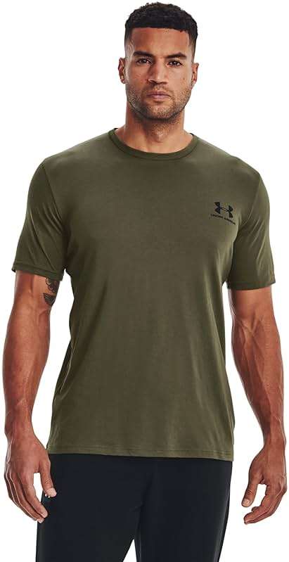 Under Armour Men's Sportstyle Left Chest Logo Short-Sleeve T-Shirt - Image 2