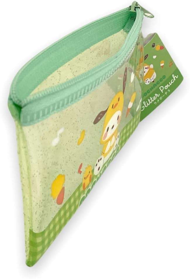 Friend Sanrio Pochacco Accessories Cosmetic Flat vinyl Mini pouch Zipper Case Bag 4.7 in (W) × 3.0 in (H) - Image 2