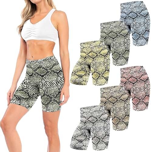 Sexy Basics Womens Ultra Soft Yoga Bike Short | Stretch Boxer Briefs | Multi Packs - Product Image