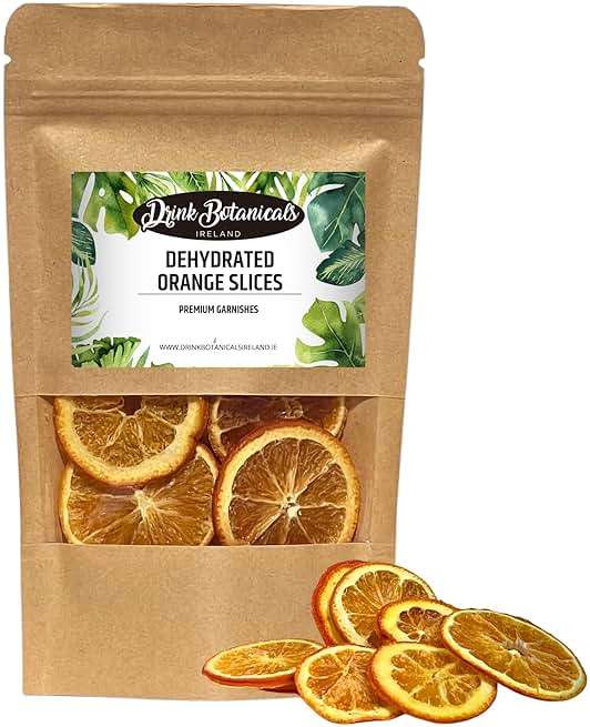 Dehydrated Dried Orange Slices Wheels | Approx 17+ Slices | 100% Natural | Sugar Free | Gluten Free | Dehydrated Orange Wheels for Cocktails, Garnishes, Deserts | Fruit Slice | 1.76 OZ | 50 Grams - Image 1