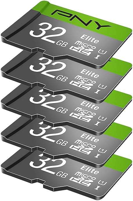 PNY 32GB Elite Class 10 U1 microSDHC Flash Memory Card - 100MB/s, Full HD, UHS-I, Micro SD, 5 Count (Pack of 1) - Image 3