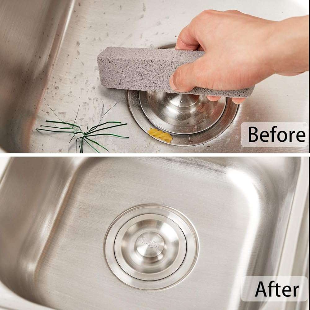 Chinco 48 Packs Pumice Stick for Cheaning, Pumice Scouring Stone Pad Removing Stain Grime Without Leaving Scratches for Kitchen Oven Stove Home Bathroom Toilet Pool House Cleaning Supplies - Image 4