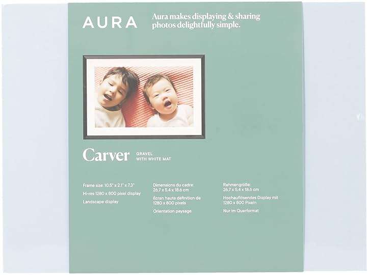 Aura Carver 10" HD WiFi Digital Picture Frame – Free Unlimited Cloud Storage – Send Photos from Phone – No Subscription – Auto On/Off – Gift for Parents & Grandparents – Quick 1 Minute Setup - Image 9