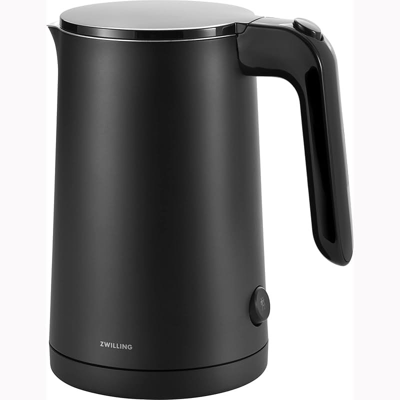 ZWILLING Enfinigy Cool Touch 1-Liter Electric Kettle, Cordless Tea Kettle & Hot Water - Black - Product Image