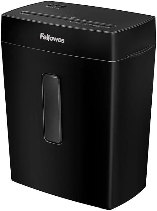 Fellowes P-40C 8 Sheet Cross-Cut Deskside Paper Shredder for Home Office - Product Image