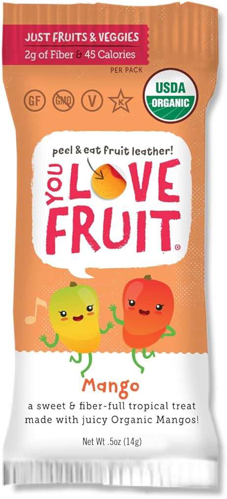 YOU LOVE FRUIT - Fruit Snacks Variety Pack 30 count, 100% Natural Gluten-Free, Vegan, Low Carb, Low Fat Fruit Kosher Snacks for Kids, College Students, Teachers and Offices, Healthy Fruit Snacks (passion fruit, super berry, mango) - Image 8