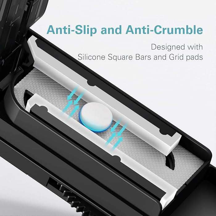 DEPAD Pill Cutter Splitter for Small and Tiny Pills, Pill Splitter for Cutting Multiple Pills with Adjustable Bars & Hidden Blade, Safely Cuts Small or Large Tablets for Seniors & Pets - Image 4