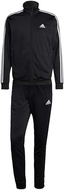 adidas Men's Basic 3-Stripes Tricot Track Suit - Image 1