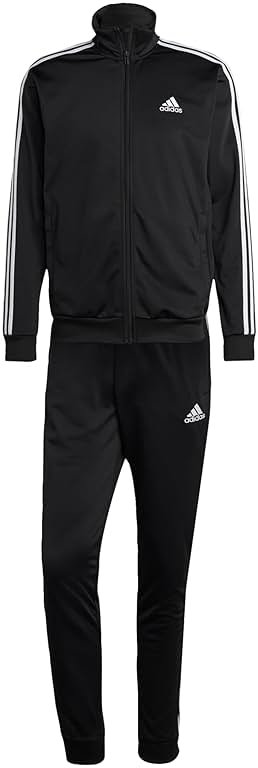 adidas Men's Basic 3-Stripes Tricot Track Suit - Product Image