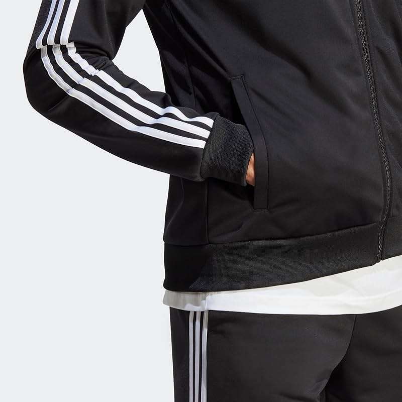 adidas Men's Basic 3-Stripes Tricot Track Suit - Image 3