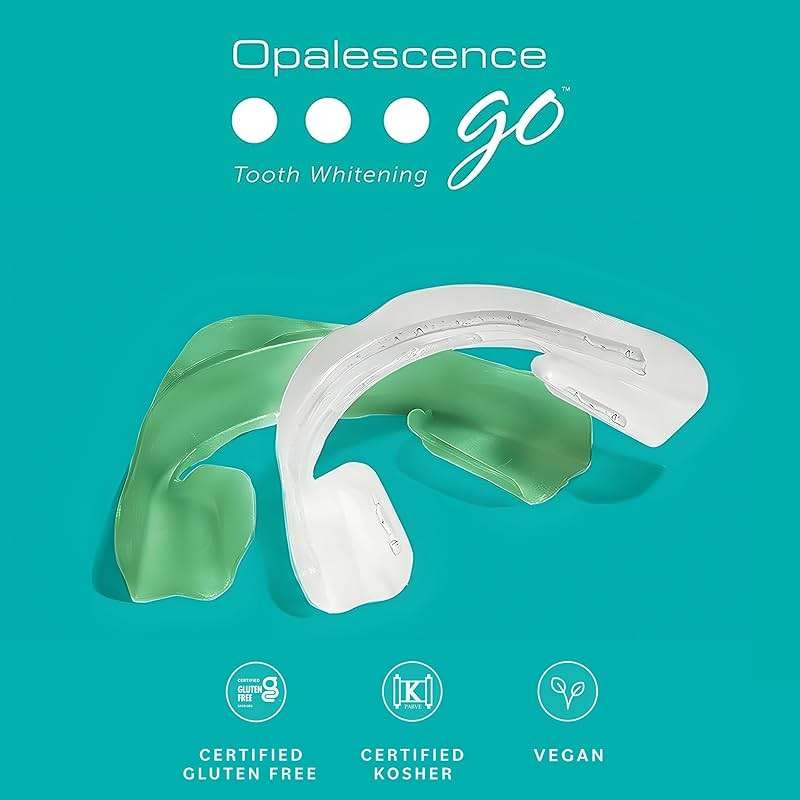 Opalescence Go 10% Whitening Bundle Prefilled Gel Whitening Trays - (10 Treatments) Hydrogen Peroxide 10% - Includes Opalescence Whitening Toothpaste. Teeth Whitening Kit -Mint- 5194-5166 - Image 5
