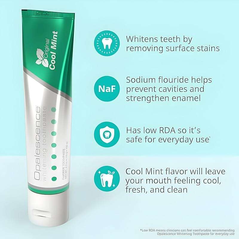 Opalescence Go 10% Whitening Bundle Prefilled Gel Whitening Trays - (10 Treatments) Hydrogen Peroxide 10% - Includes Opalescence Whitening Toothpaste. Teeth Whitening Kit -Mint- 5194-5166 - Image 6