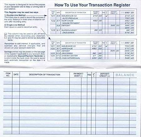 18 Pack Check Registers for Personal Checkbook, 24-25-26 Calendars, Transaction Register and Ledgers - Image 5