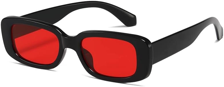 kimorn Rectangle Sunglasses for Women Men Trendy Retro Fashion Sun Glasses 90’s Vintage UV 400 Protection Square Frame K1200 - Product Image