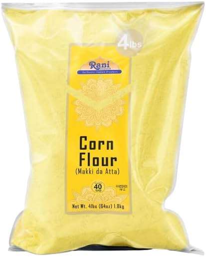 Rani Corn Flour (Makki ka Atta) 64oz (4lbs) 1.81kg Bulk ~ All Natural | Vegan | Gluten Friendly | NON-GMO | Indian Origin - Image 1