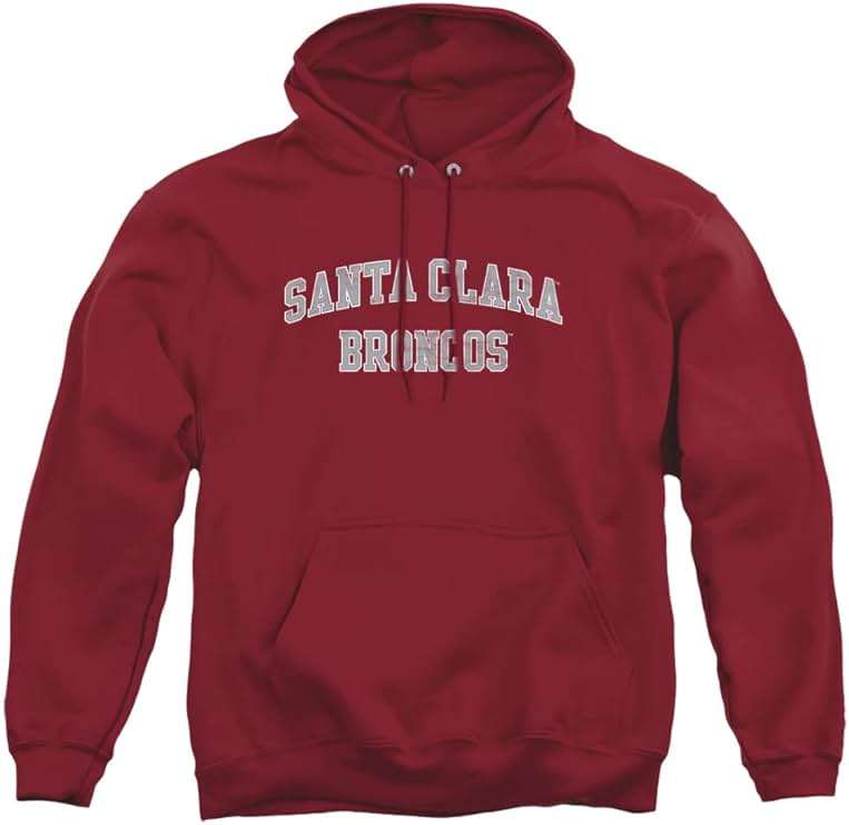 LOGOVISION Santa Clara University Official Broncos Logo Unisex Adult Pull-Over Hoodie - Image 1