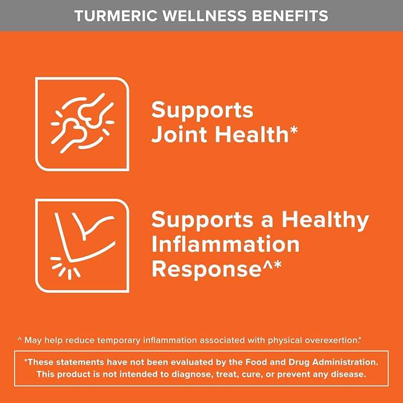 Qunol Turmeric Curcumin with Black Pepper & Ginger, 2400mg Turmeric Extract with 95% Curcuminoids, Extra Strength Supplement, Enhanced Absorption, Joint Support Supplement, 105 Count - Image 3