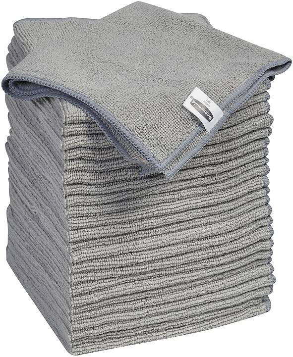 Rubbermaid Microfiber Cloth Towels 24 Pack 14"x14" Non-Scratch Reusable/Washable for Cleaning/Wiping/Polishing for Home/Kitchen/Car - Image 1