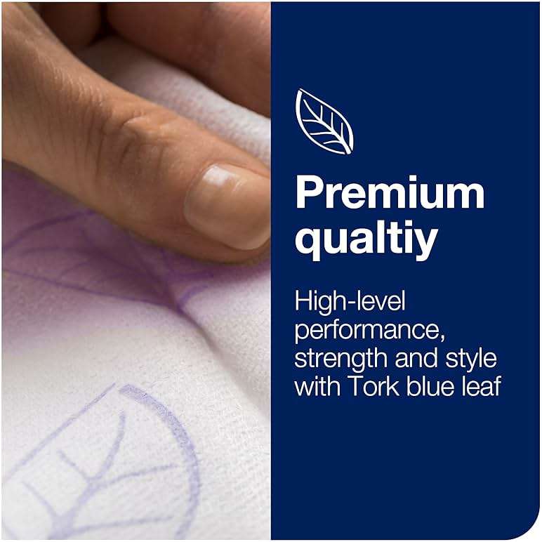 Tork PeakServe Continuous Paper Hand Towels White H5, Premium, Compressed, 12 x 270 sheets, 105066 - Image 4