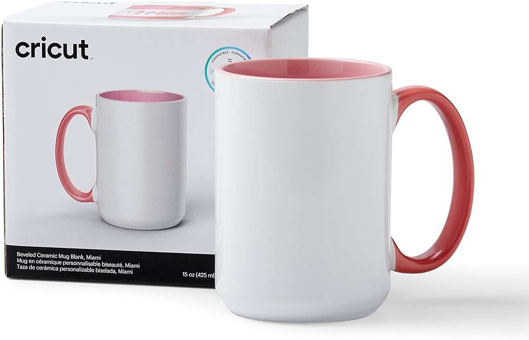 Cricut Mug Blank - Beveled, 15 oz, Miami - Image 1