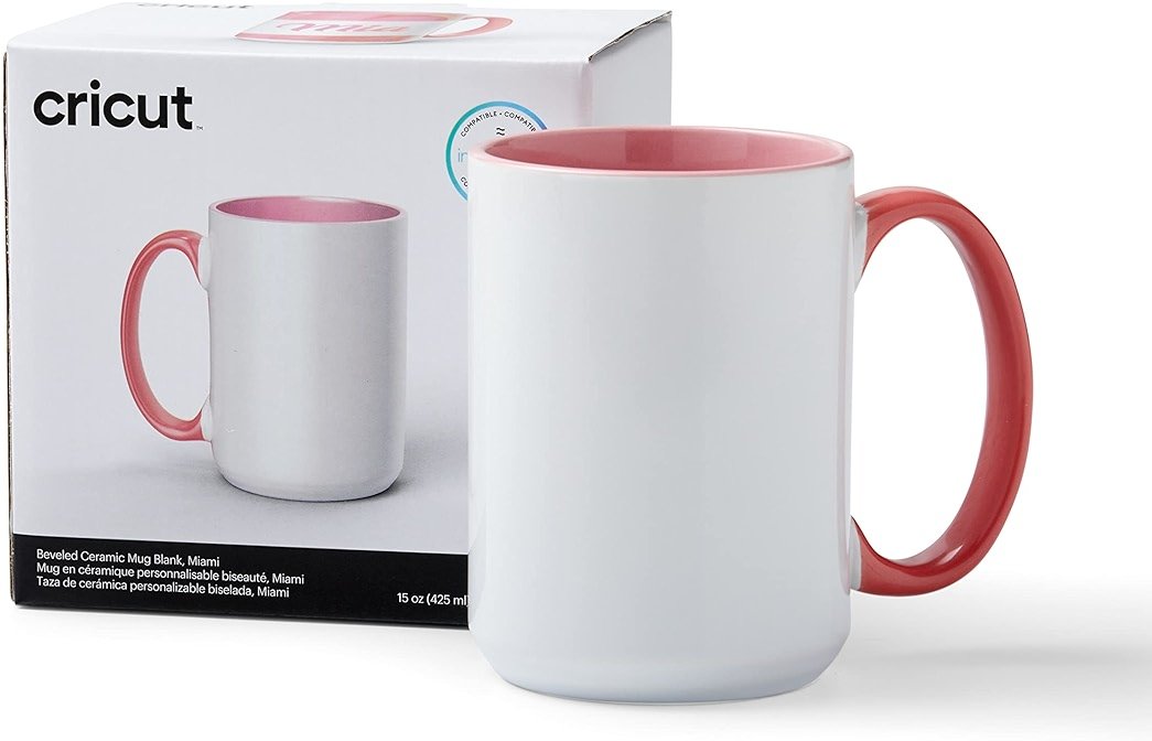 Cricut Mug Blank - Beveled, 15 oz, Miami - Product Image