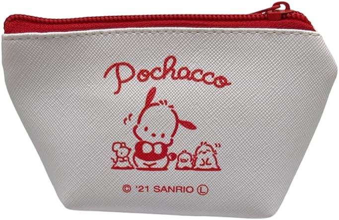 Sanrio Pochacco Face Boat Type Cosmetics Small Pouch Bag 4.3 in (W) × 3 in (H) × 2 in (D) - Image 4