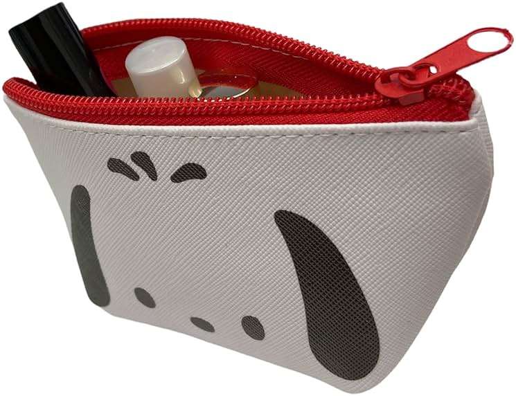 Sanrio Pochacco Face Boat Type Cosmetics Small Pouch Bag 4.3 in (W) × 3 in (H) × 2 in (D) - Image 8