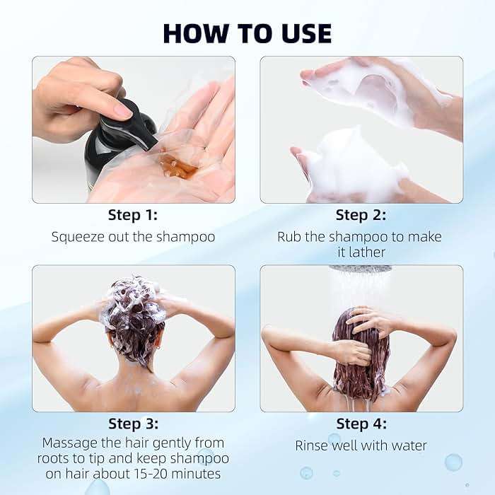 Ivnil Dark Brown Hair Dye Shampoo 3 in 1 Hair Color for Women/Men for Grey Coverage Champu Para Canas Mujer - Image 7