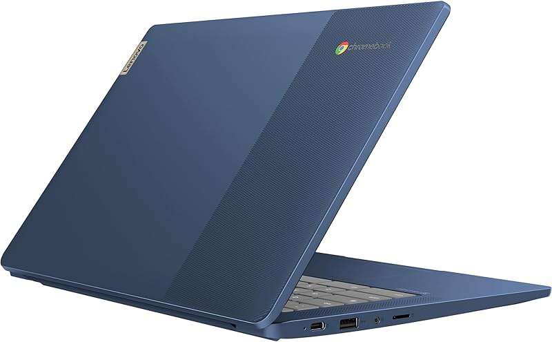 Lenovo Chromebook 14 Touchscreen Laptop (14" FHD Touch Display, 8-Core MediaTek Kompanio 520, 4GB RAM, 128GB Storage (64GB eMMC+64GB SD)), Webcam, 13-Hrs Long-Battery Life, Chrome OS, Abyss Blue - Image 5