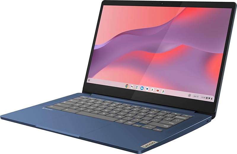 Lenovo Chromebook 14 Touchscreen Laptop (14" FHD Touch Display, 8-Core MediaTek Kompanio 520, 4GB RAM, 128GB Storage (64GB eMMC+64GB SD)), Webcam, 13-Hrs Long-Battery Life, Chrome OS, Abyss Blue - Image 9