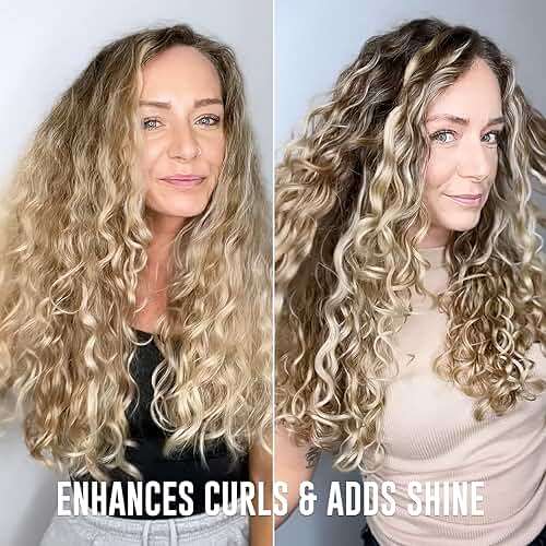Love Ur Curls Irish Sea Moss Hair Gel, Medium Hold Hair Styling Curling Gel for Defined Curly Hair, Waves & Coils, Vegan, Cruelty Free, 236mL - Image 3
