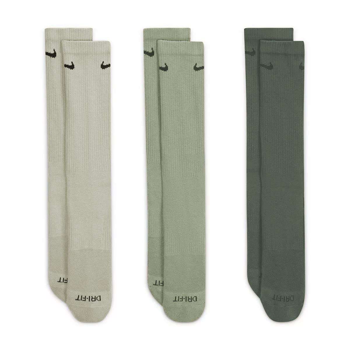 Nike Men`s Everyday Plus Cushioned Training Crew Socks, 3-Pack - Image 1