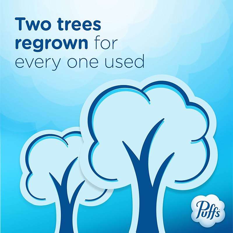 Puffs Facial Tissues Plus Lotion, 4 Mega Cube Boxes, 72 Facial Tissues per Box, Allergies and Colds (Packaging May Vary) - Image 10