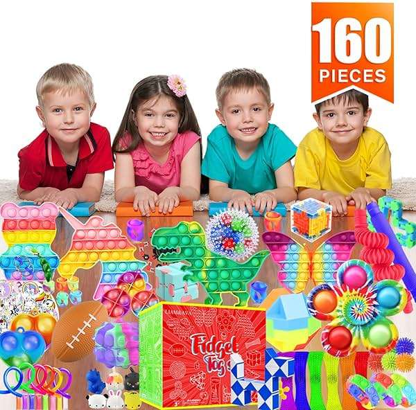 Fidget Toys, 120 Pack Party Favors for Kids 8-12 4-8, Sensory Toy for Autism Autistic Anxiety Children Boys Girls, Classroom Treasure Box Prizes Pinata Stocking Stuffers Gifts Carnival ADHD - Image 5