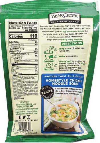 Bear Creek Soup Mix, Chicken Noodle, 8.4 Ounce - Image 2