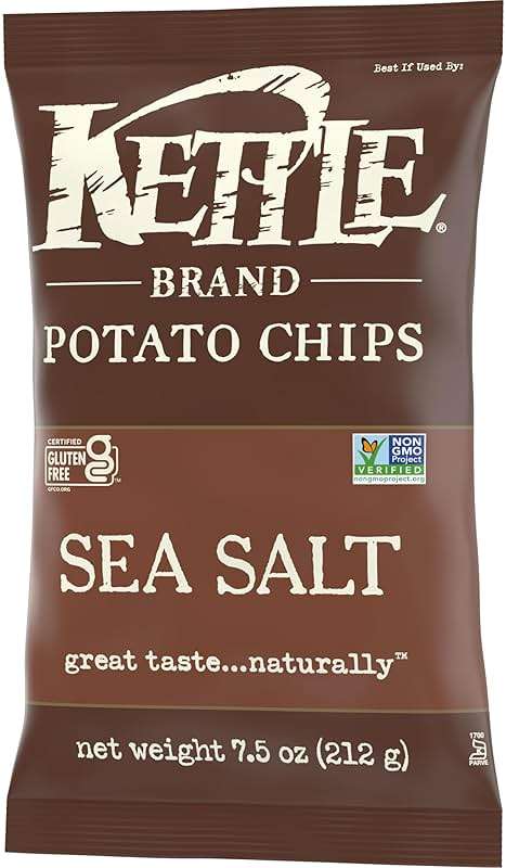 Kettle Foods Sea Salt Potato Chips, 7.5 OZ - Image 8