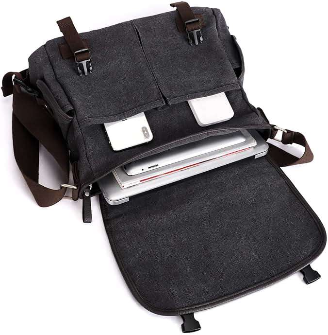 Messenger Bag Men,Waterproof Crossbody Bag,Satchel Shoulder Bag | Waterproof - Image 4