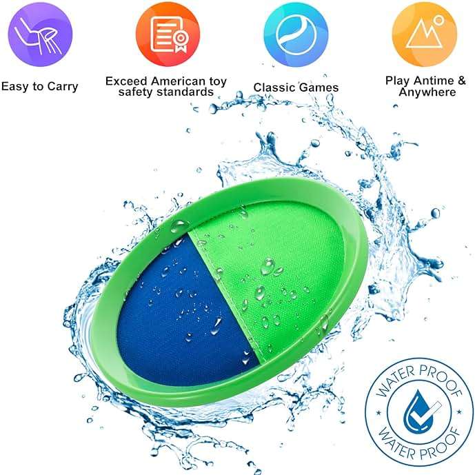 Beach Toys - Outdoor Games for Kids, Toss and Catch Ball Set with 6 Paddles 3 Balls, Gifts for 3 4 5 6 7 8+ Year Old Boys Girls Christmas Birthday, Perfect for Backyard, Parties, Camping, Family - Image 4
