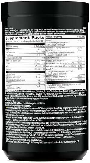 BEYOND RAW Concept X, Clinically Dosed Pre-Workout Powder, Contains Caffeine, L-Citrulline, Creatine, and Beta-Alanine, Sweet & Tart Flavor, 20 Servings - Image 2